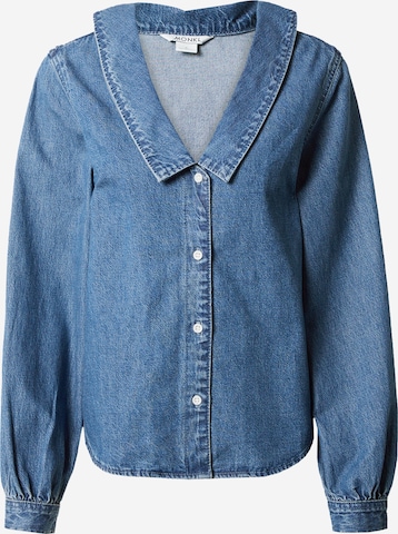 Monki Blouse in Blauw: voorkant