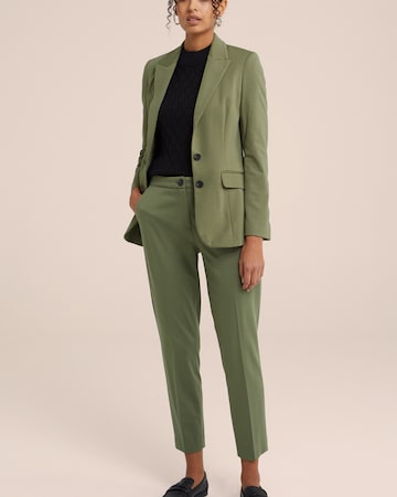 Slimfit Pantaloni con piega frontale di WE Fashion in verde