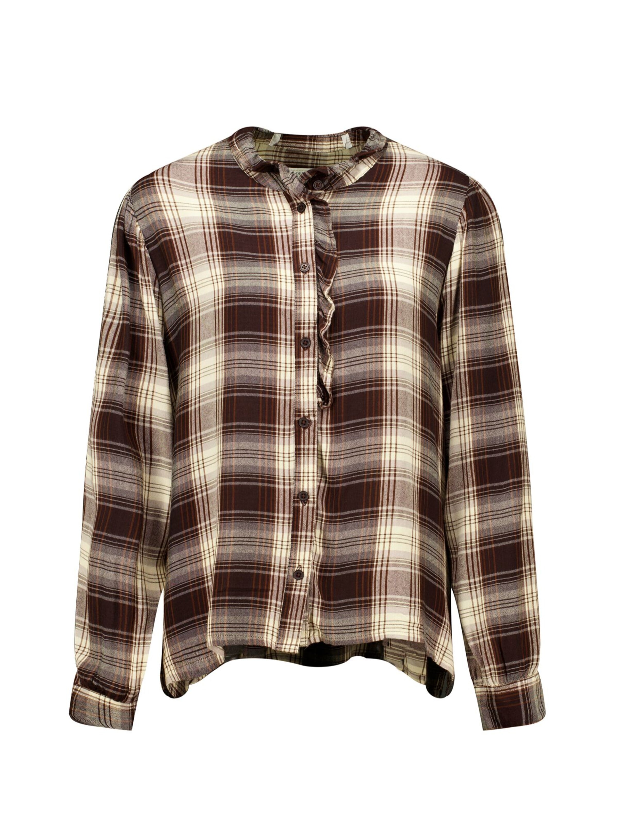 T-shirt Deeluxe en marron : devant