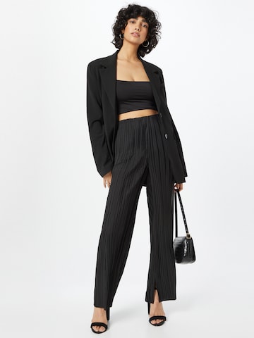 Gina Tricot Loose fit Trousers 'Acra' in Black