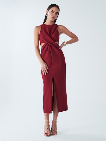 BWLDR Kleid 'Newark' in Rot: Vorderseite