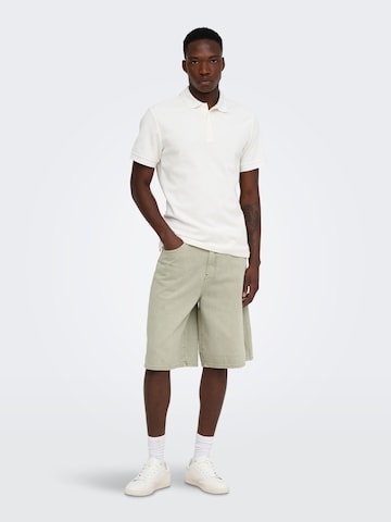 Only & Sons Loosefit Jeans 'CARL ' in Grün