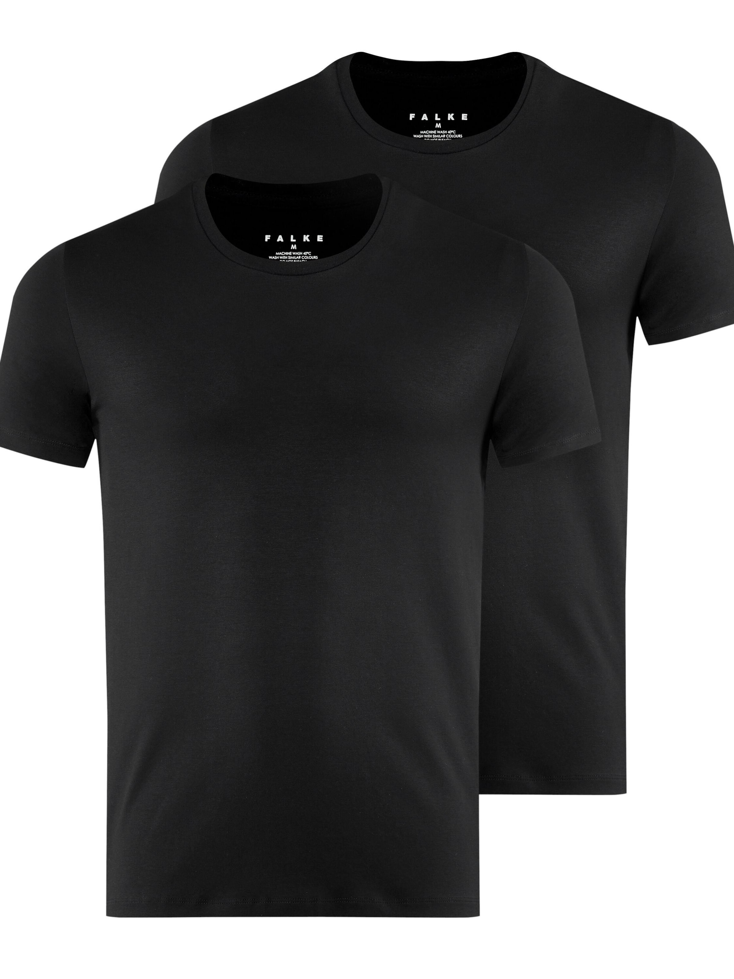 FALKE Undershirt '2-Pack' in Black