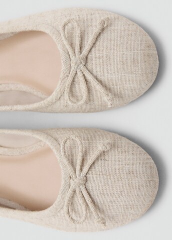 MANGO KIDS Ballet Flats 'Annie' in Beige