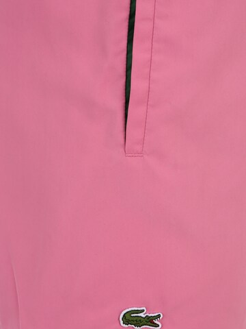 LACOSTE Badeshorts i pink