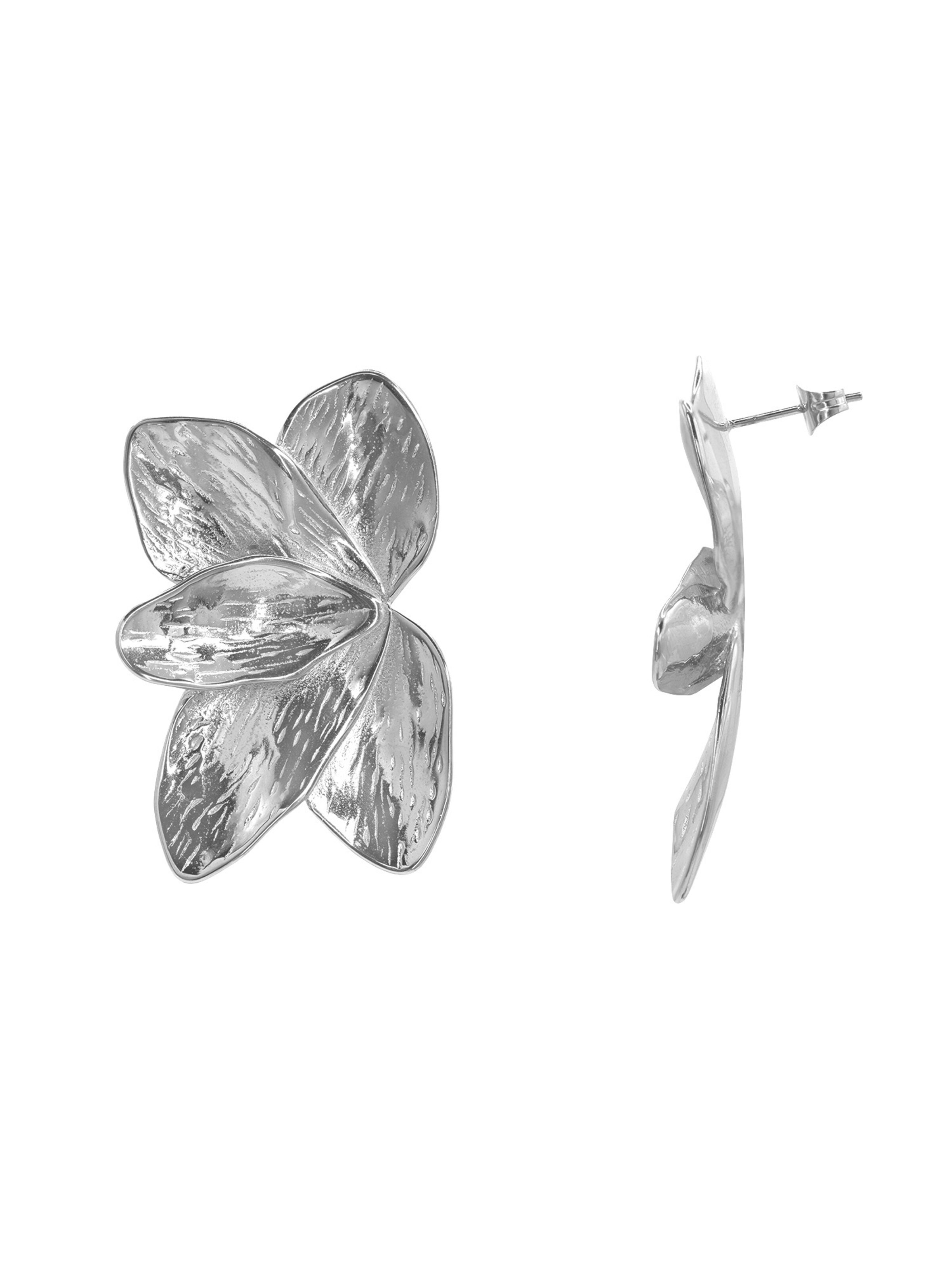 Heideman Oorbellen 'Silva ' in Zilver: voorkant