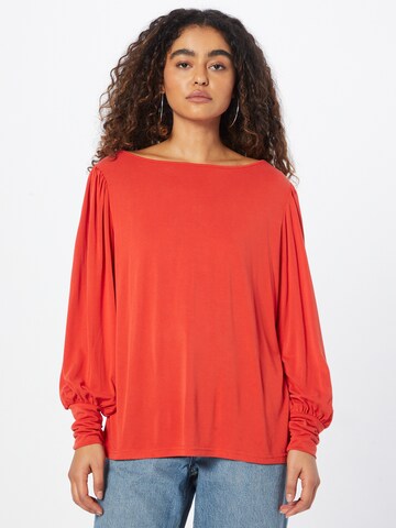 Camicia da donna 'SOFIA' di NÜMPH in rosso: frontale