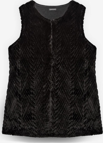 Manteau d’hiver Fiorella Rubino en noir : devant