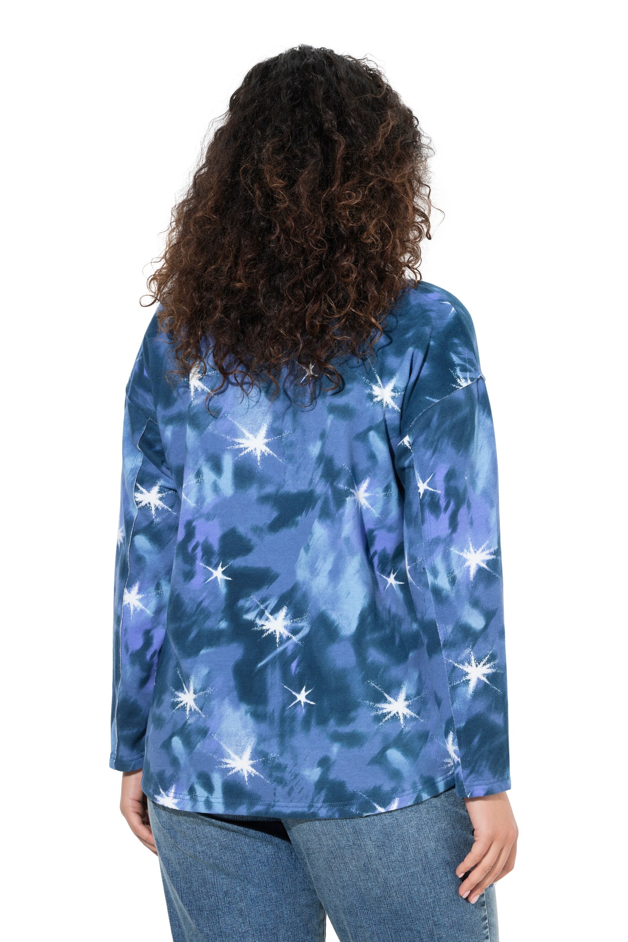 Ulla Popken Sweatshirt in Blue