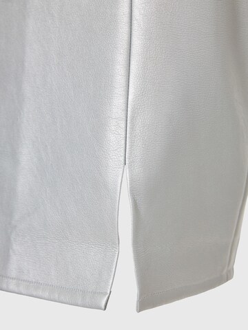 Funky Buddha Spódnica w kolorze srebrny