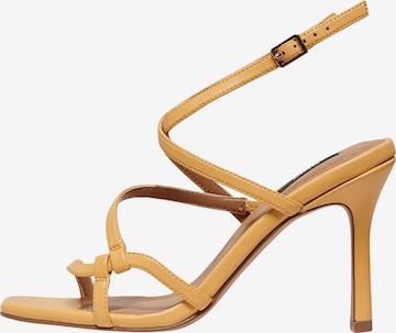 ONLY Strap sandal 'Alyx' in Yellow: front