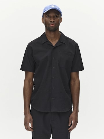 GABBA Comfort Fit Hemd 'Timo' in Schwarz: Vorderseite