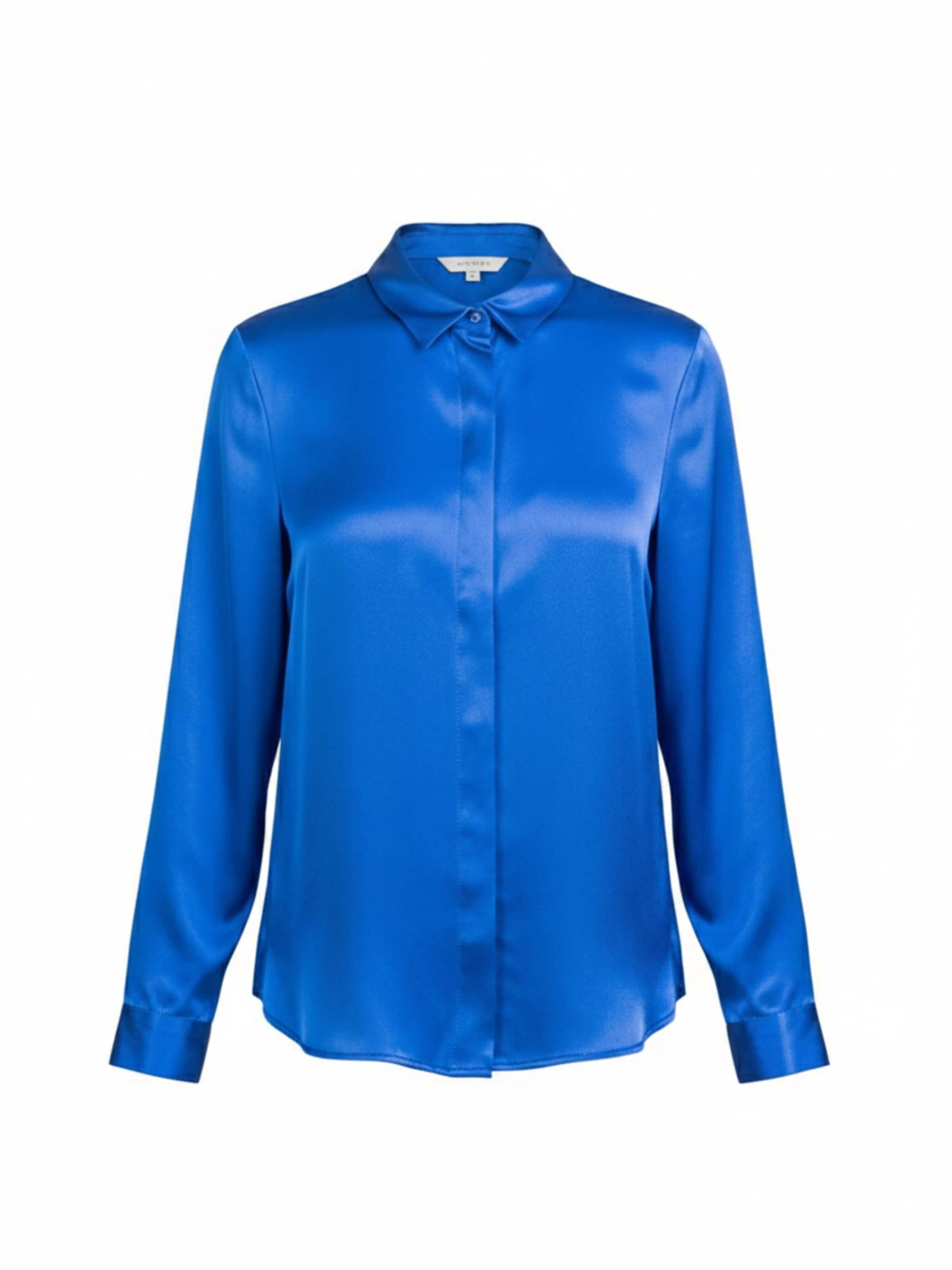 Posh Gear - Blusa 'Seidenbluse Camicia da Donna' en azul: frente