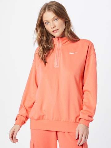 Nike Sportswear Sweatshirt in Orange: front