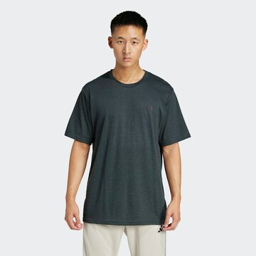ADIDAS PERFORMANCE Slimfit Funktionsshirt 'Train Essentials Feelready Novelty' in Blau: Vorderseite
