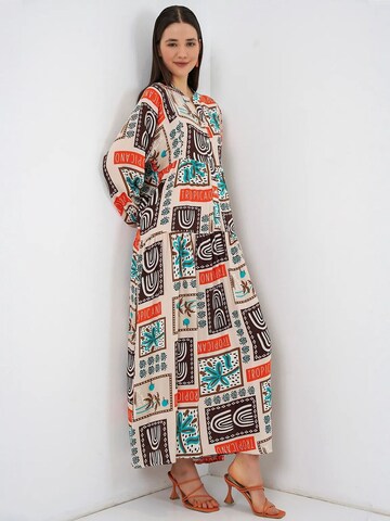 Bigdart Dress in Brown
