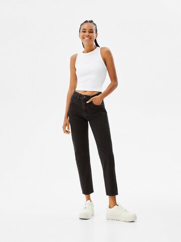 Bershka regular Jeans i sort