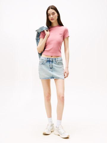Tommy Jeans Koszulka w kolorze różowy