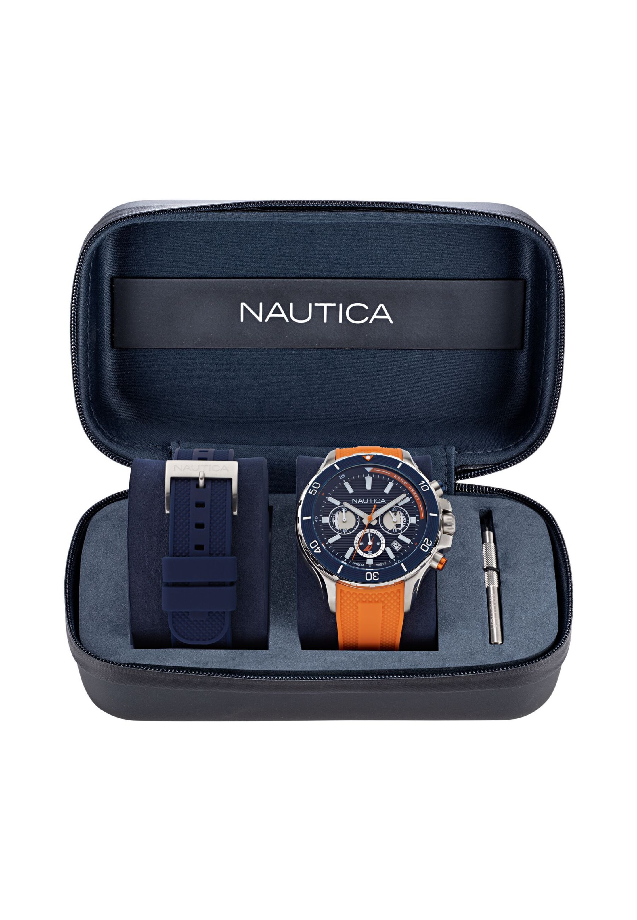 NAUTICA Analogt ur 'NST' i orange