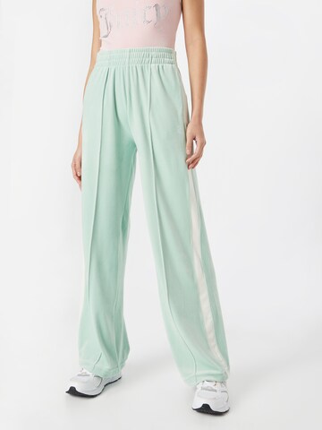 Juicy Couture White Label Wide Leg Hose 'May' in Grün: predná strana