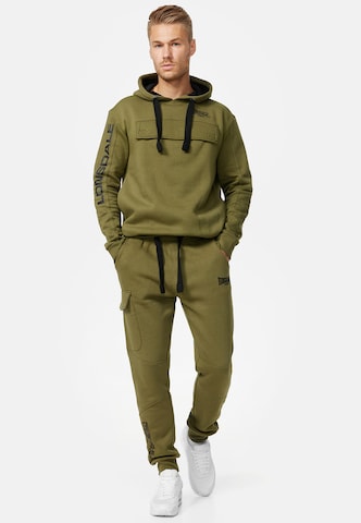 Effilé Pantalon de sport LONSDALE en vert