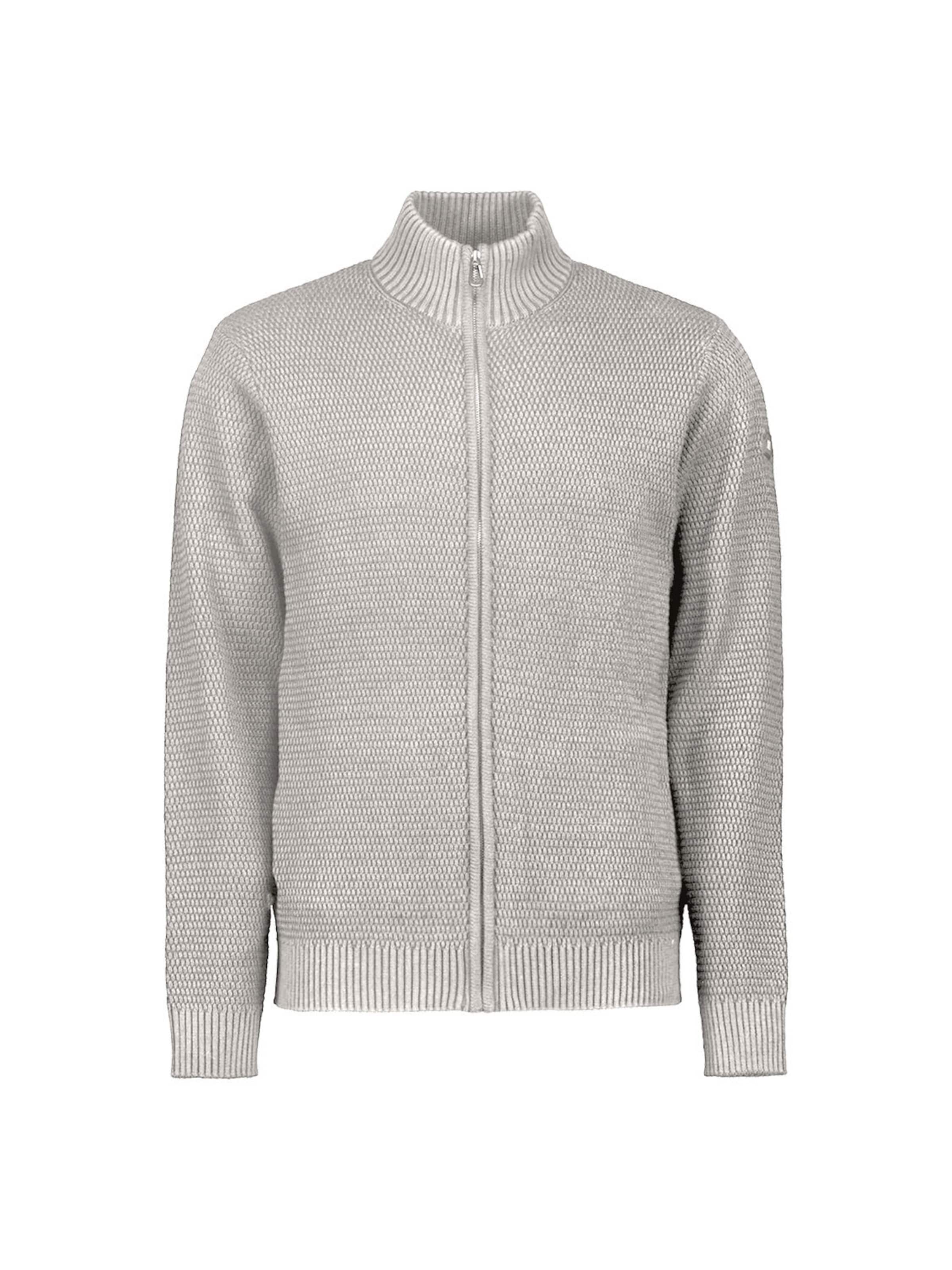 No Excess Strickjacke in Grau: Vorderseite