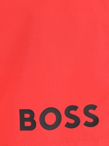 BOSS Zwemshorts 'Starfish' in Rood