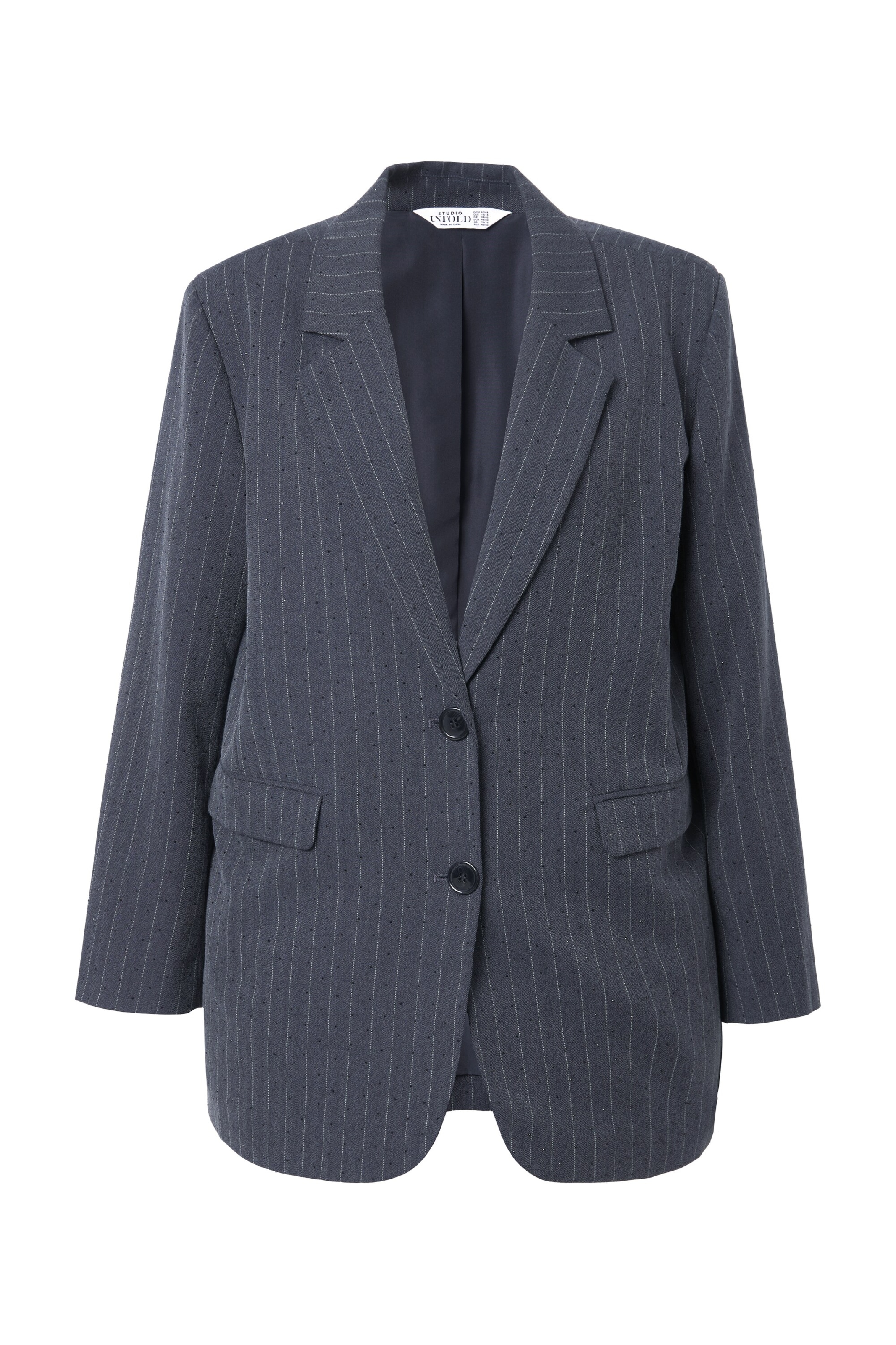 Studio Untold Blazers in Grijs: voorkant