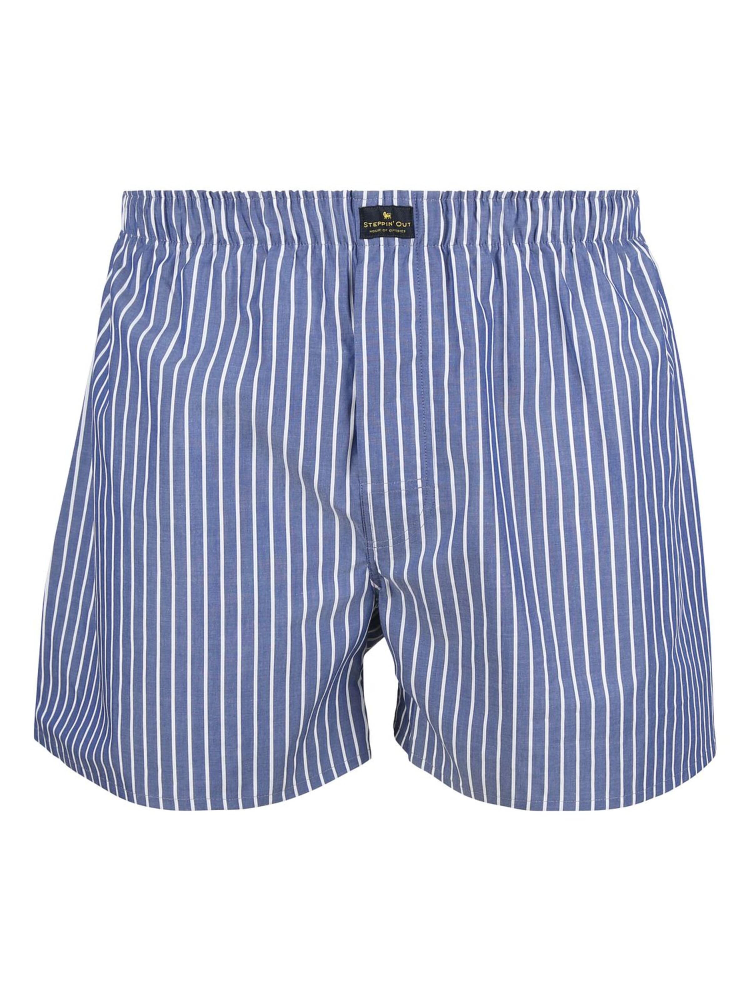 Steppin' out Boxer shorts in Blue: front