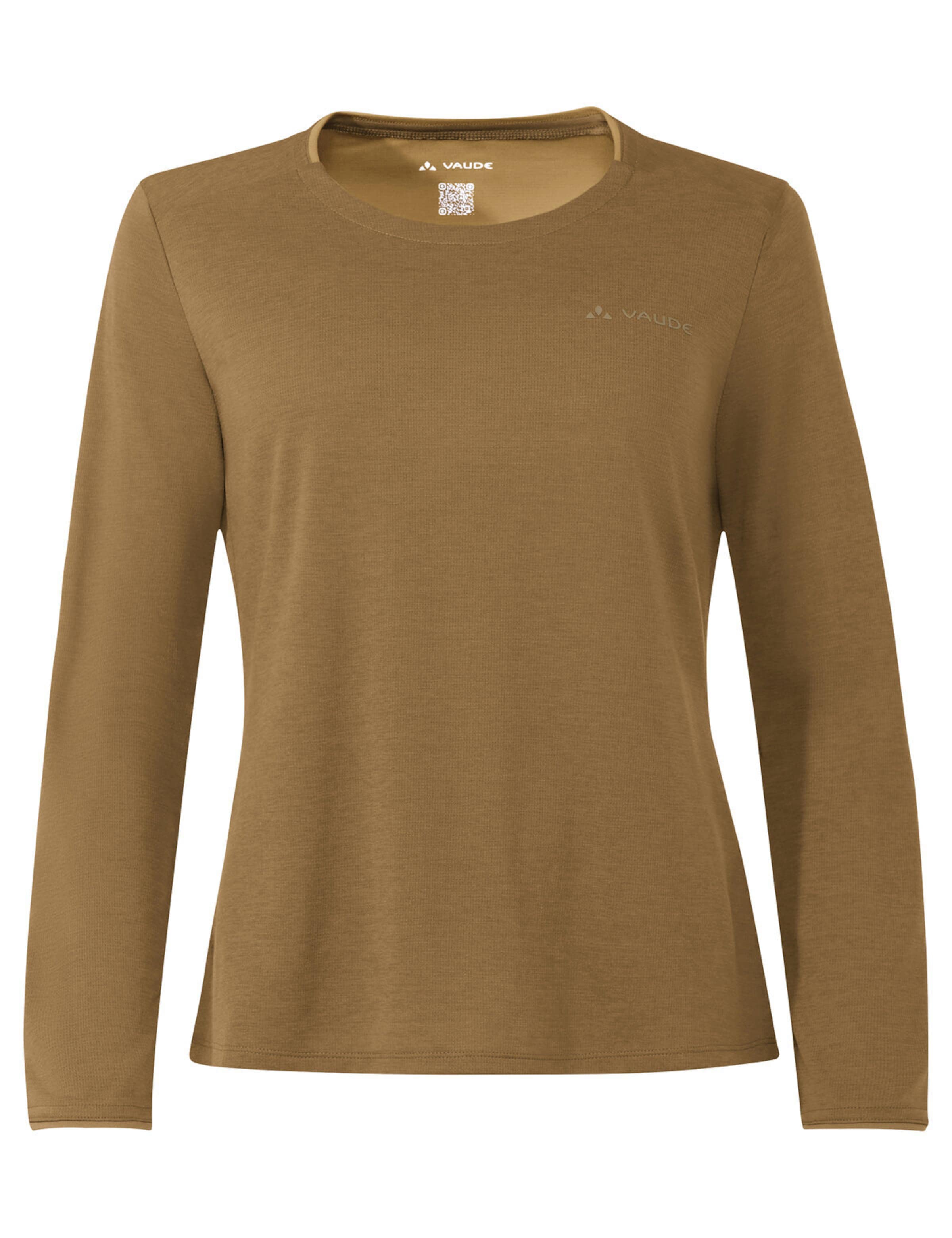 VAUDE Funktionsshirt 'Essential' in Braun: Vorderseite