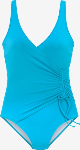 LASCANA - Traje de baño en azul: frente