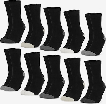 Chaussettes 'Gertrud' Occulto en noir : devant