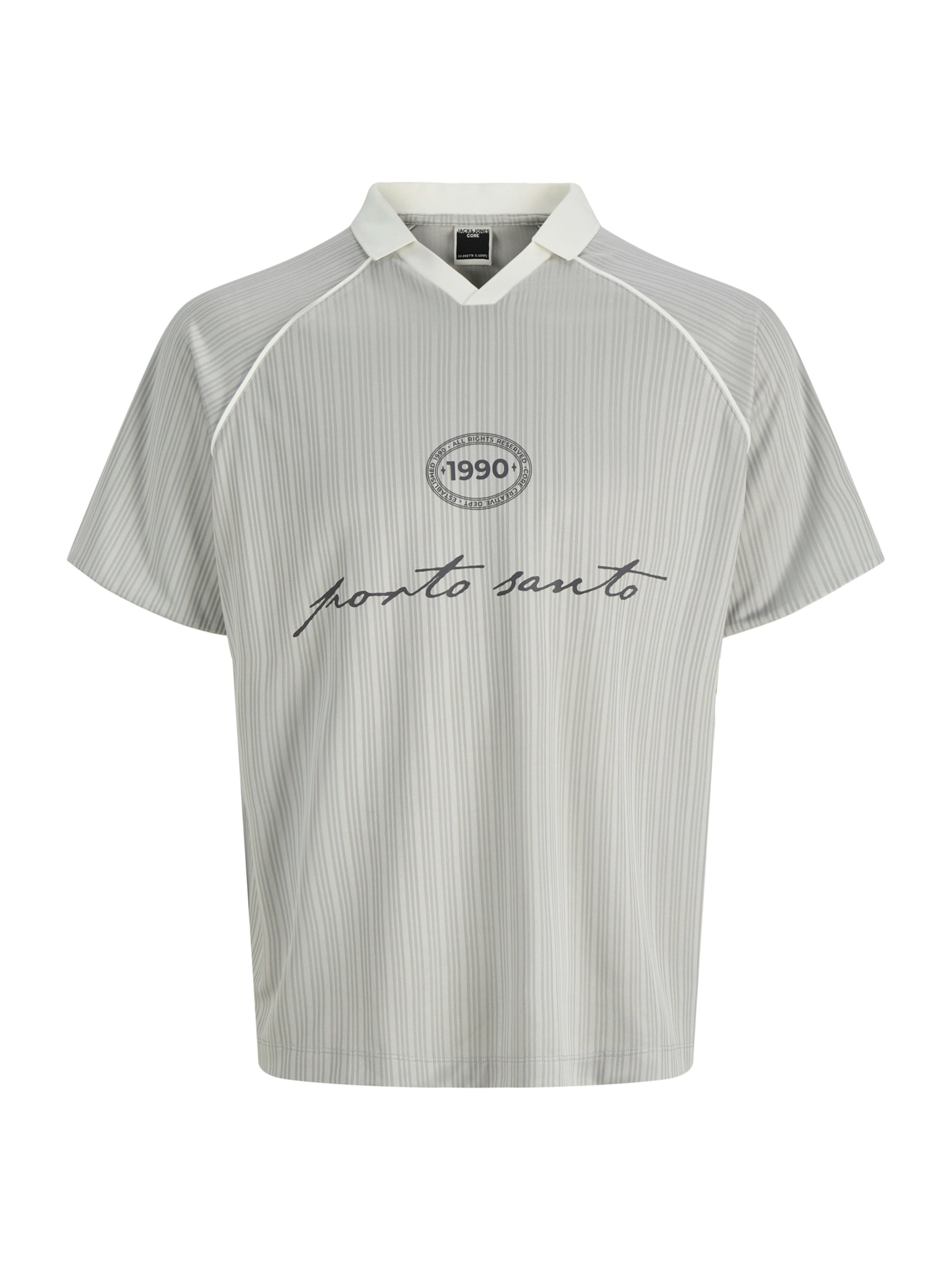 JACK & JONES Shirt 'JCOETERNA' in S in Grey / Anthracite / White, Item view