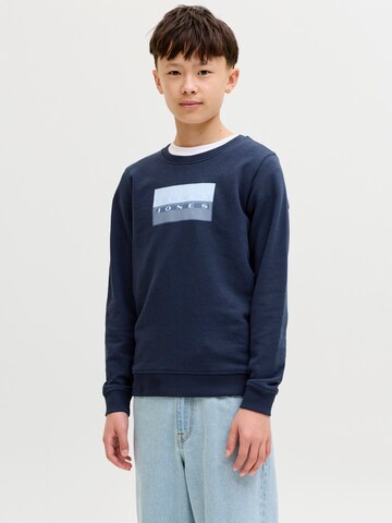 Jack & Jones Junior Sweatshirt 'JCOFUSION' in Blau: Vorderseite