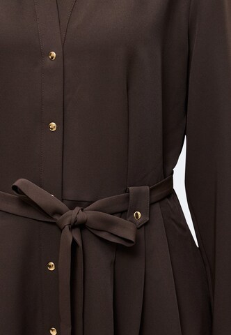 s.Oliver BLACK LABEL Shirt dress in Brown