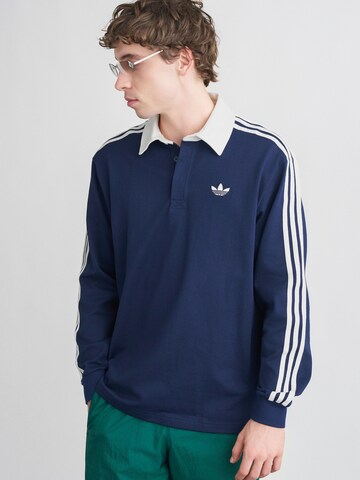 ADIDAS ORIGINALS Тениска в синьо: отпред