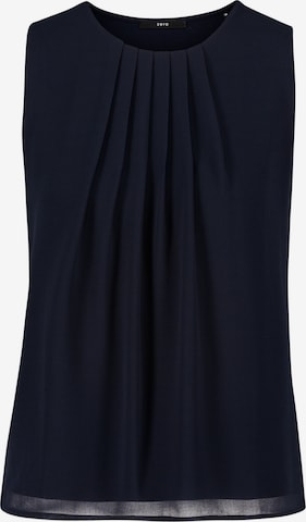 zero Blouse in Blauw: voorkant