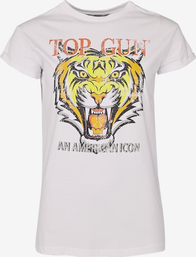 TOP GUN Shirt ' ' in de kleur Wit, Productweergave