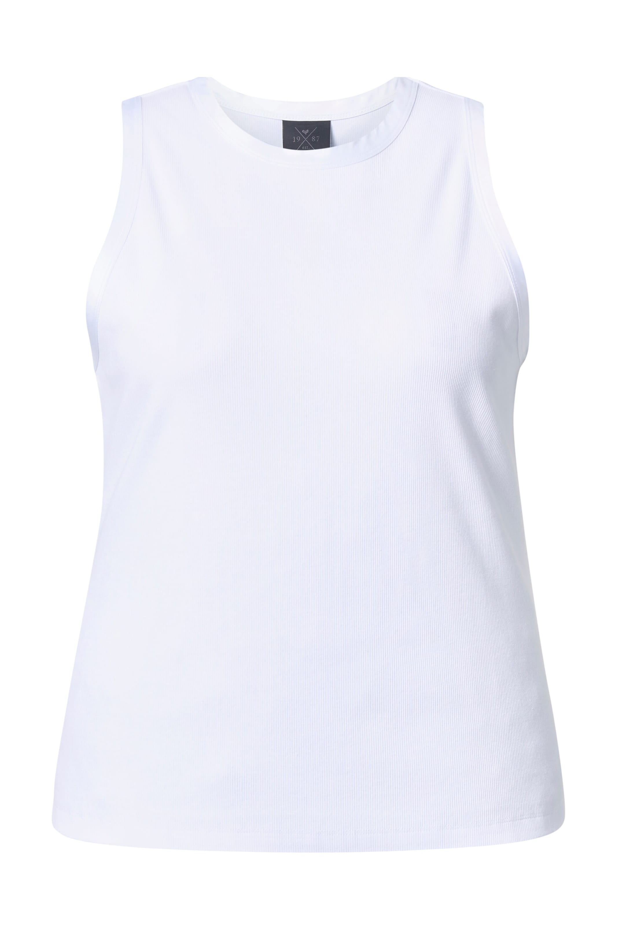 Haut Ulla Popken en blanc : devant