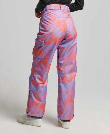 Superdry Wide leg Pants in Purple