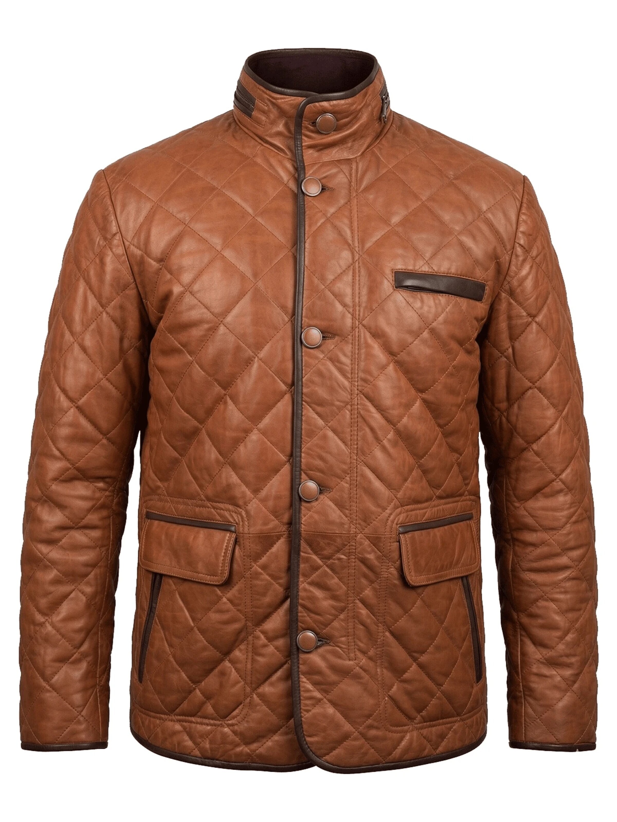 Agamaa Übergangsjacke 'Ojvind'‌‌‌‌‌‌‌‌‌‌ in Braun: Vorderseite