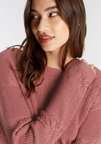 LAURA SCOTT Pullover in Pink