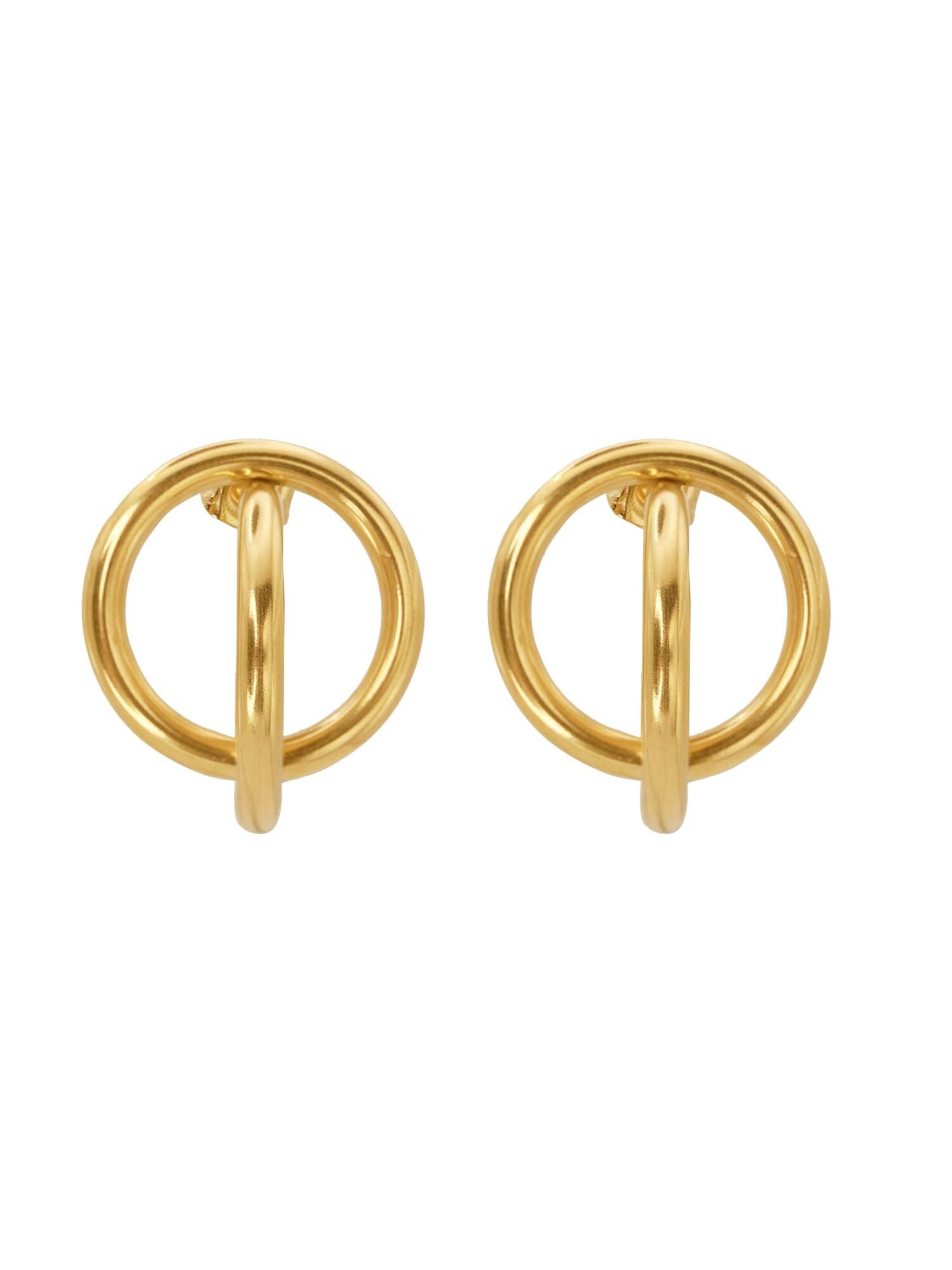 Heideman Ohrschmuck 'Uma' in Gold: Vorderseite