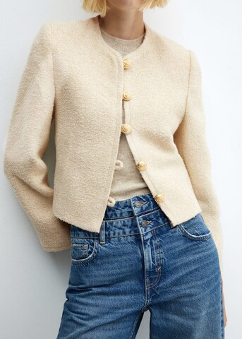 MANGO Jacke 'Osan' in Beige