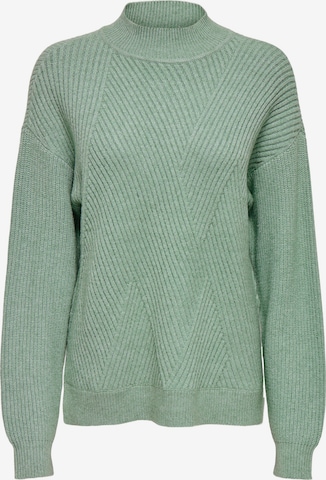 Pull-over 'ONLNELI' ONLY en vert : devant