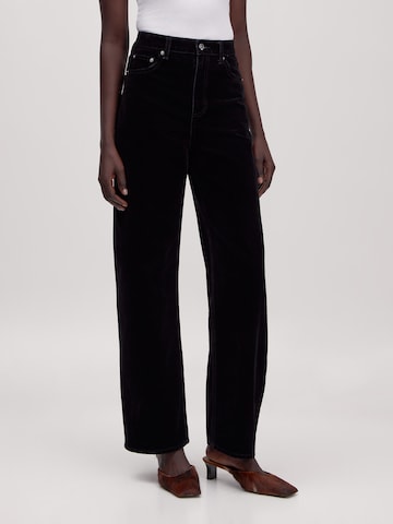 EDITED Baggy Džíny 'Theodora' – modrá: přední strana