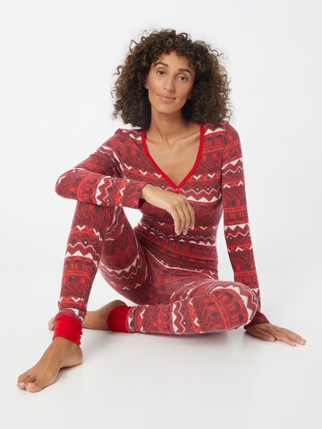 Hunkemöller Pyjama 'Onesie' in Rood
