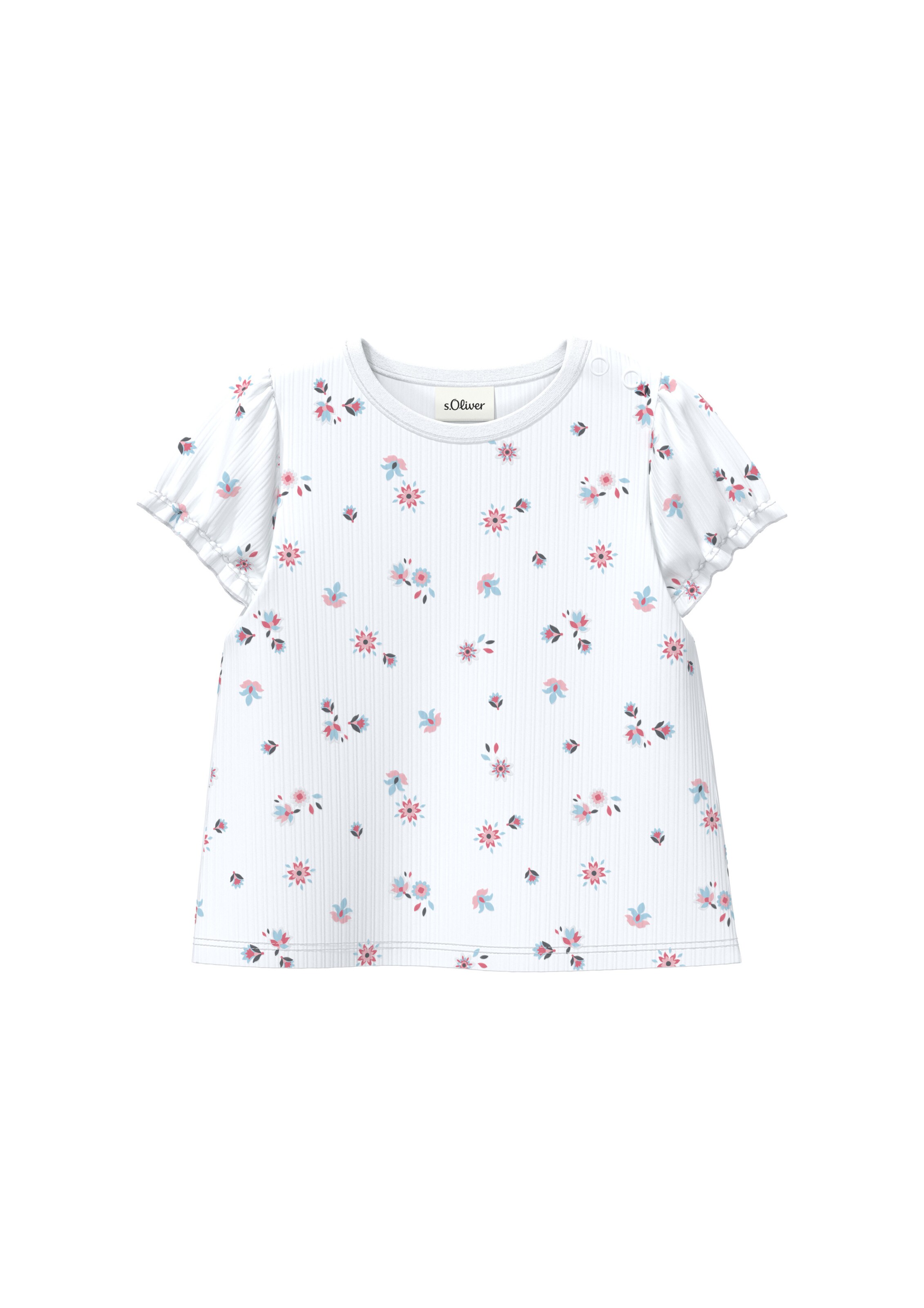 s.Oliver Shirt in Wit: voorkant