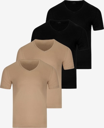 Ragman Undershirt 'Basic' in Brown: front