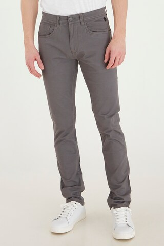 BLEND Slim fit Pants 'Saturn' in Grey: front